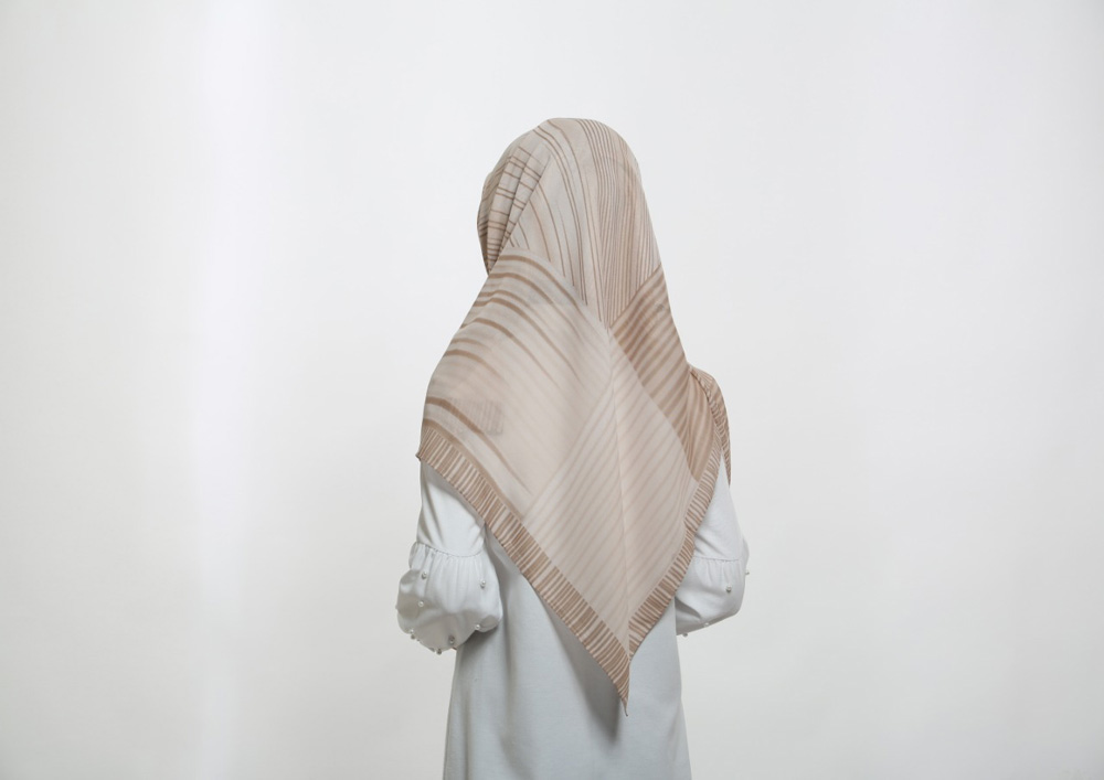 Baskılı Polyester Lüx Tülbent Eşarp 4215-A